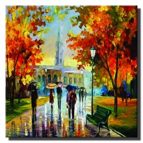 Tranh in Canvas sơn dầu